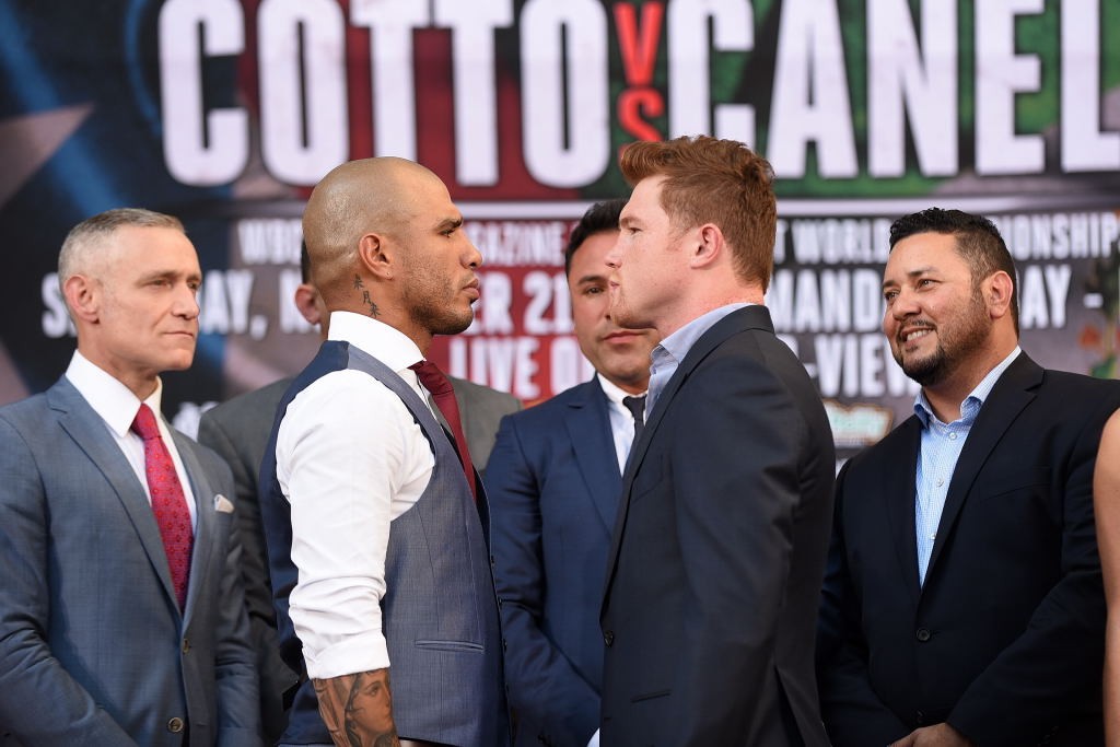 miguel cotto vs. canelo alvarez first look - Potshot Boxing