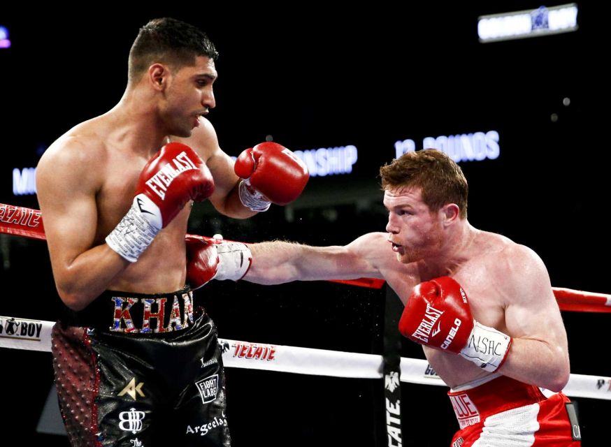 canelo alvarez vs. amir khan fott - Potshot Boxing