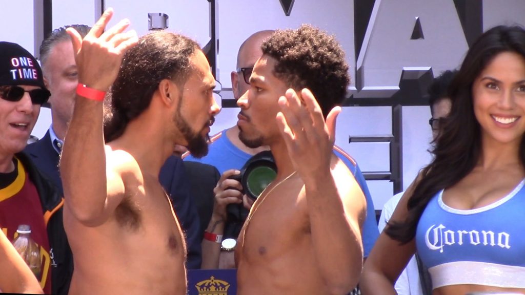 keith thurman and shawn porter weigh in - Potshot Boxing